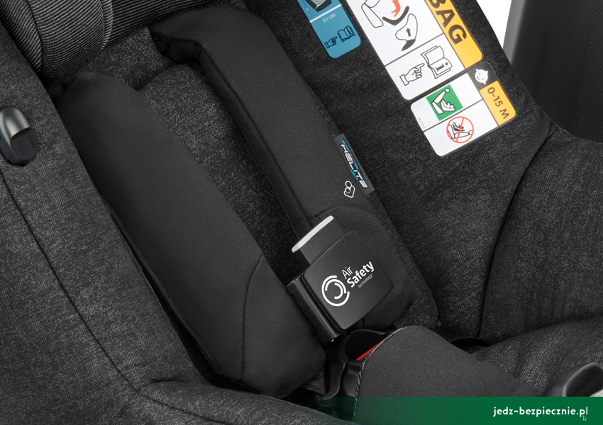 Bezpieczeństwo dzieci - poduszki powietrzne w foteliku samochodowym, Maxi-Cosi AxissFix Air